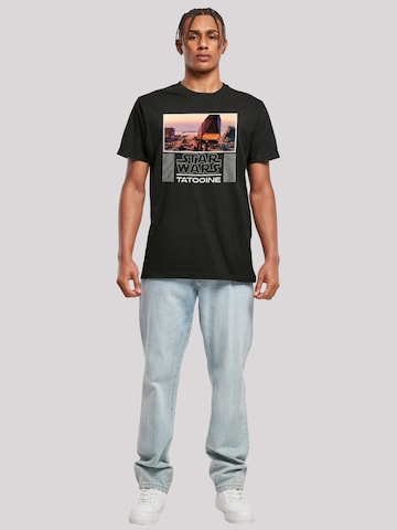 T-Shirt 'Star Wars Tatooine Panorma' F4NT4STIC en noir