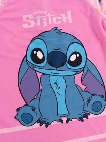 Disney Lilo & Stitch Athletic Swimwear 'UV-Schutz 50' in Pink