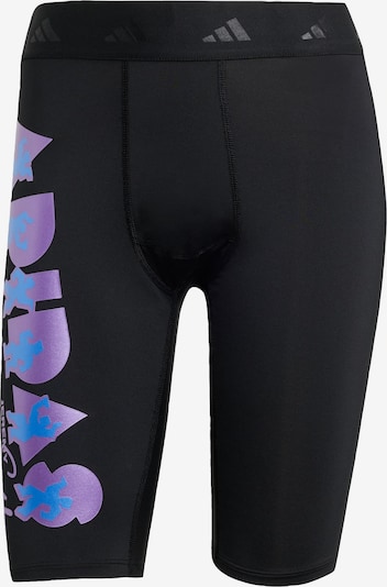 ADIDAS PERFORMANCE Pantalon de sport 'x Jeremy Scott' en azur / lavande / noir, Vue avec produit