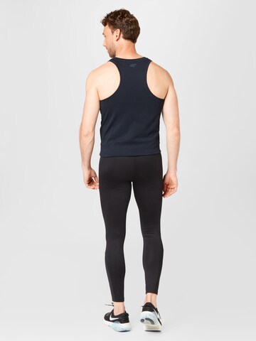 Skinny Pantaloni sportivi di 4F in nero