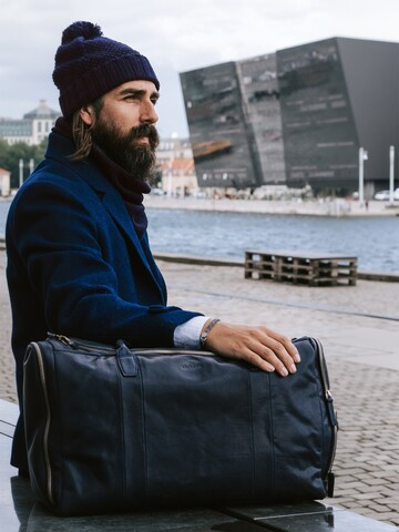 Fawler Scarf ' Frisco ' in Blau: Vorderseite