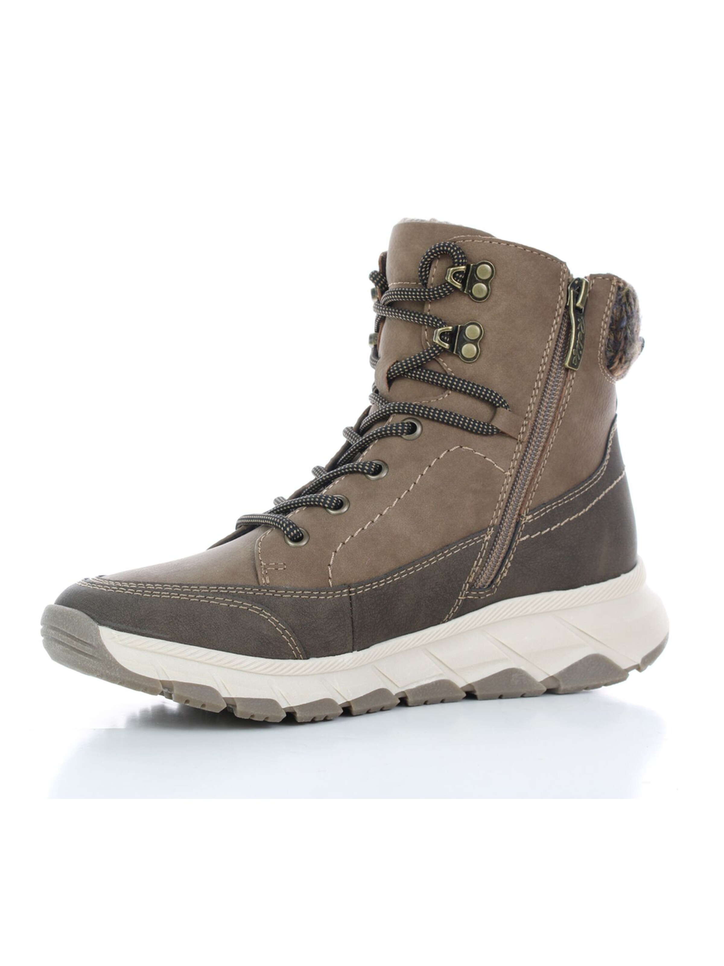 Relife Lace-up bootie in Brown: front
