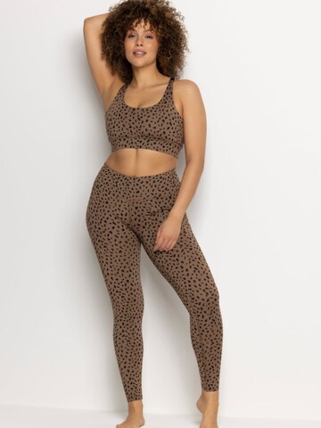 Hey Honey Skinny Leggings 'Lessismore Caribou' in Braun