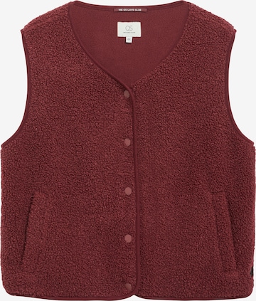 Gilet QS en rouge : devant
