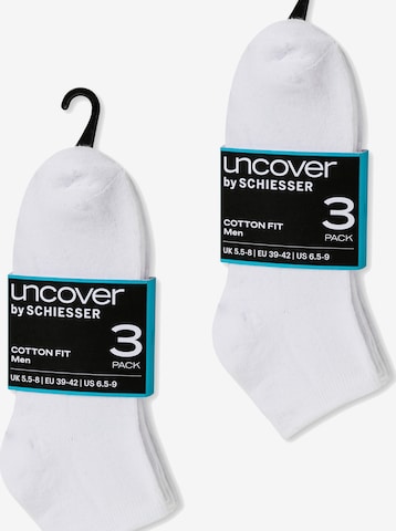 uncover by SCHIESSER Sneakersocke in Weiß