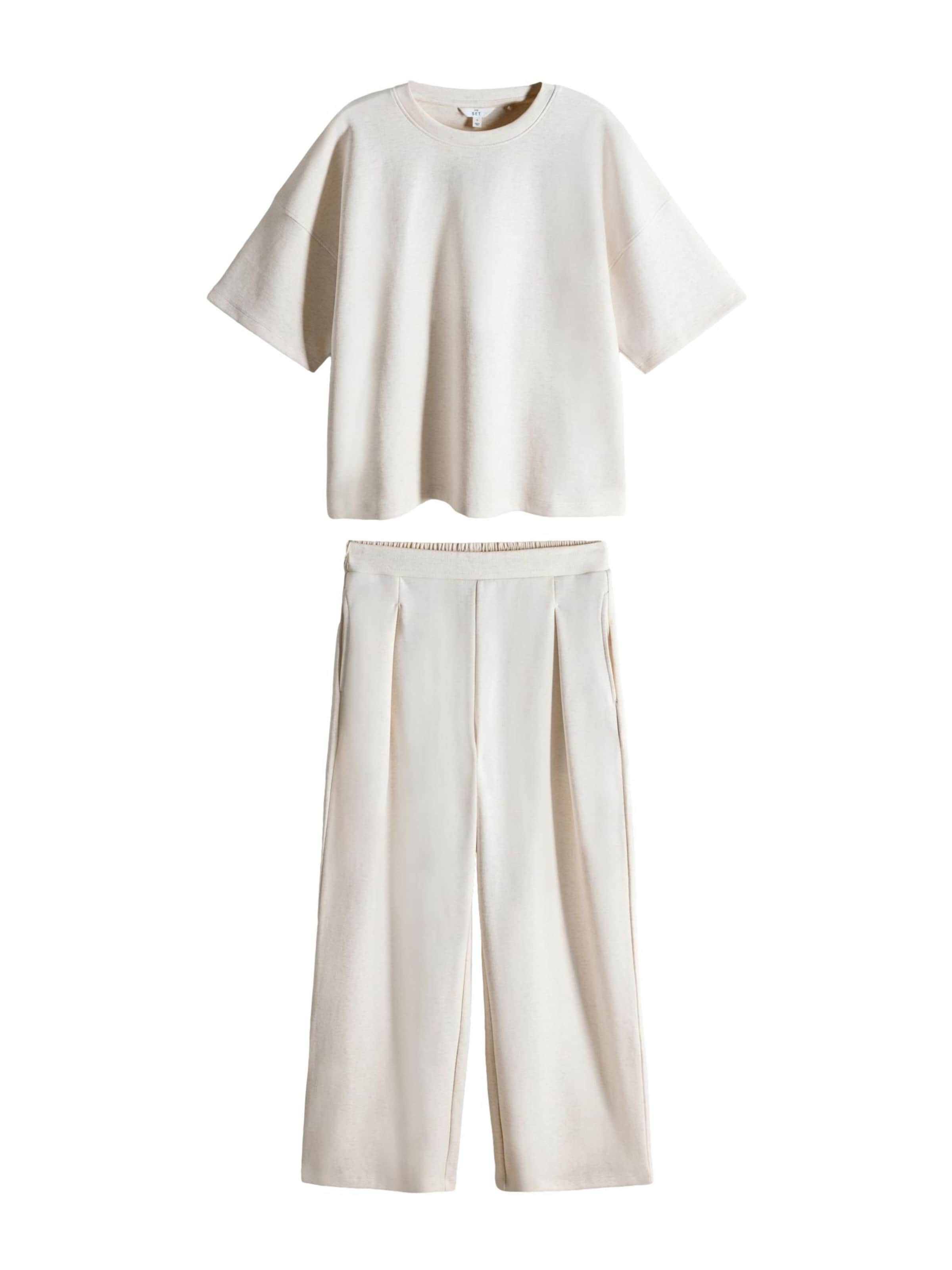 The Set Byxdräkt i beige: framsida