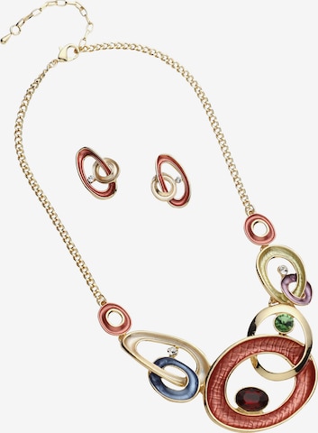 Parure de bijoux ' Puspa ' SOHI en mélange de couleurs : devant