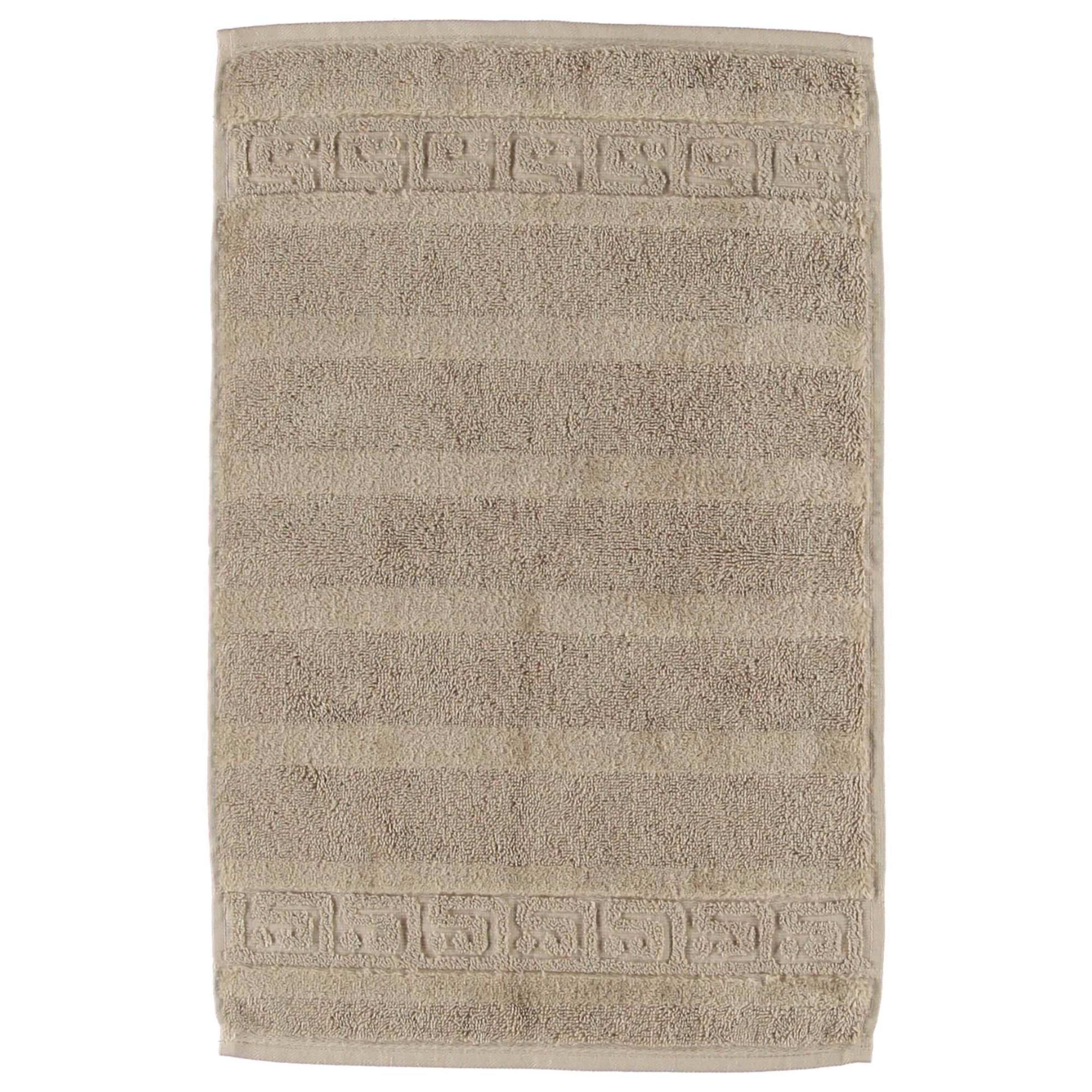 Asciugamano di Cawö in beige: frontale