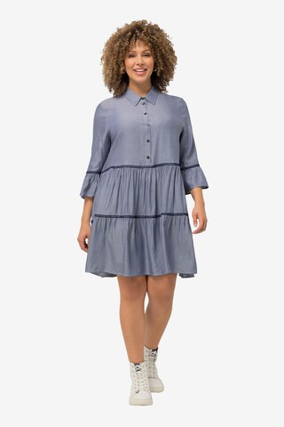 Ulla Popken Shirt Dress in Blue