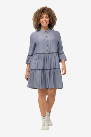 Robe-chemise Ulla Popken en bleu