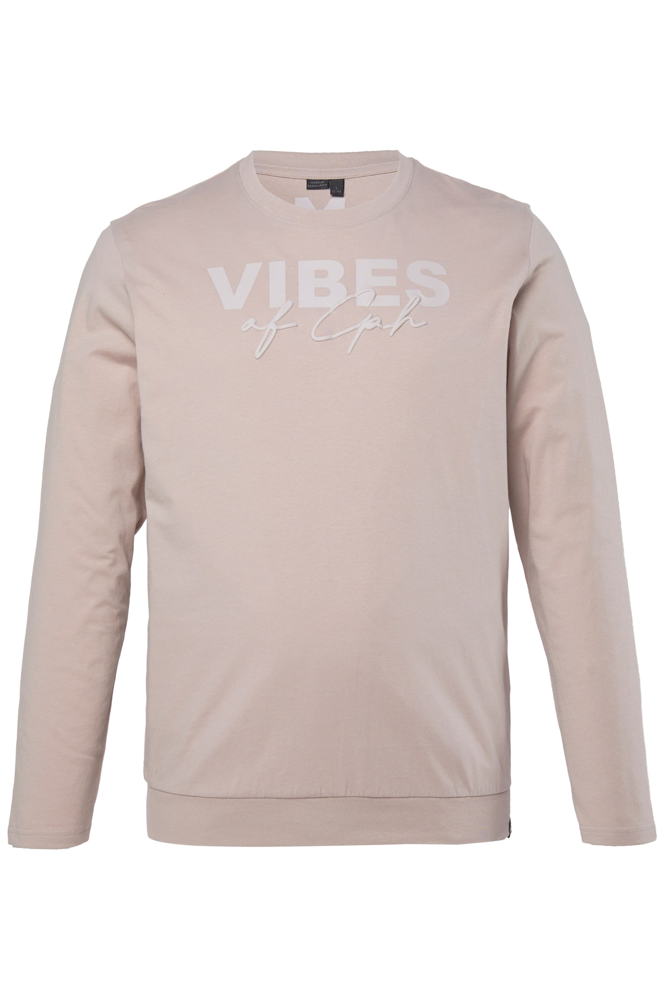 Men Plus Shirt in Grijs: voorkant