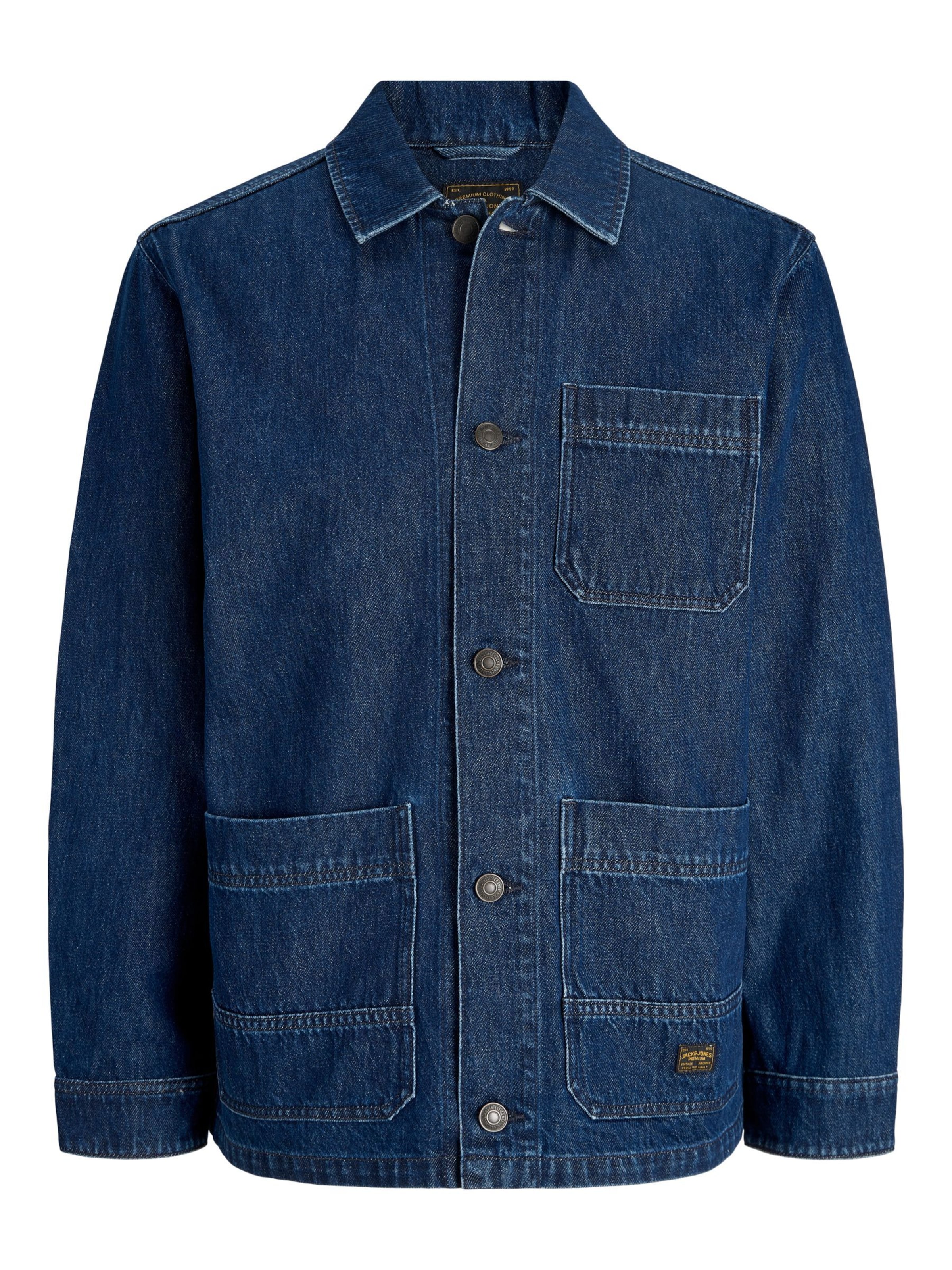 Jack & Jones Junior Comfort fit Overhemd in Blauw: voorkant
