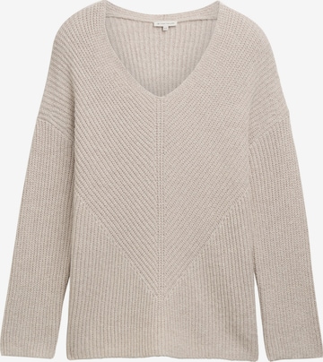 Pull-over Tom Tailor Women + en beige : devant