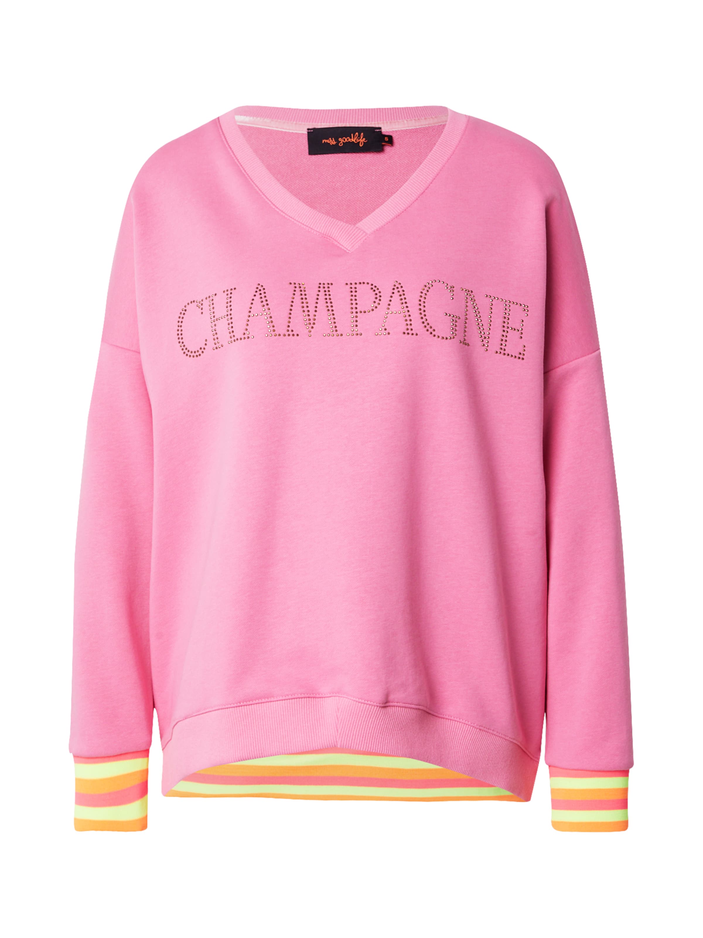 miss goodlife Sweatshirt 'Champagne' i pink: forside