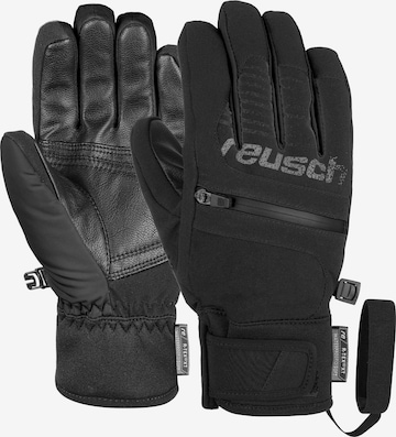 REUSCH Athletic Gloves 'Theo R-TEX® XT Junior' in Black: front