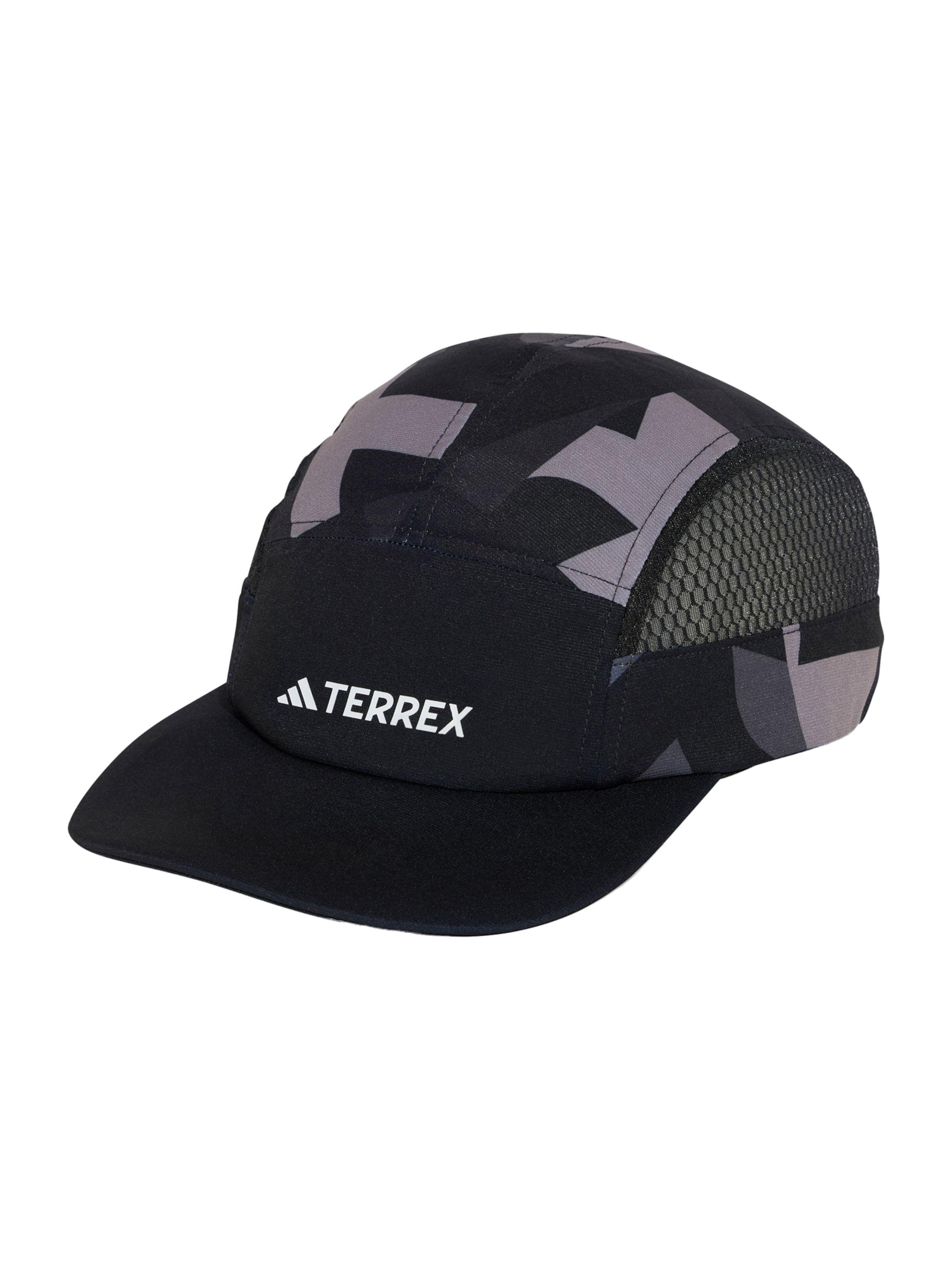 Cappello da baseball sportivo 'Climacool 5-Panel Graphic' di ADIDAS TERREX in nero: frontale