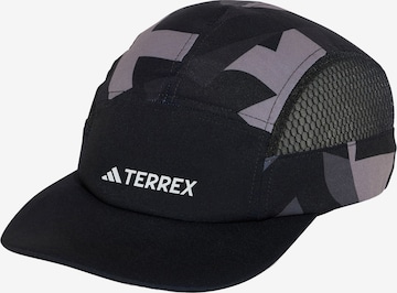 ADIDAS TERREX Sports cap 'Climacool 5-Panel Graphic' in Black: front