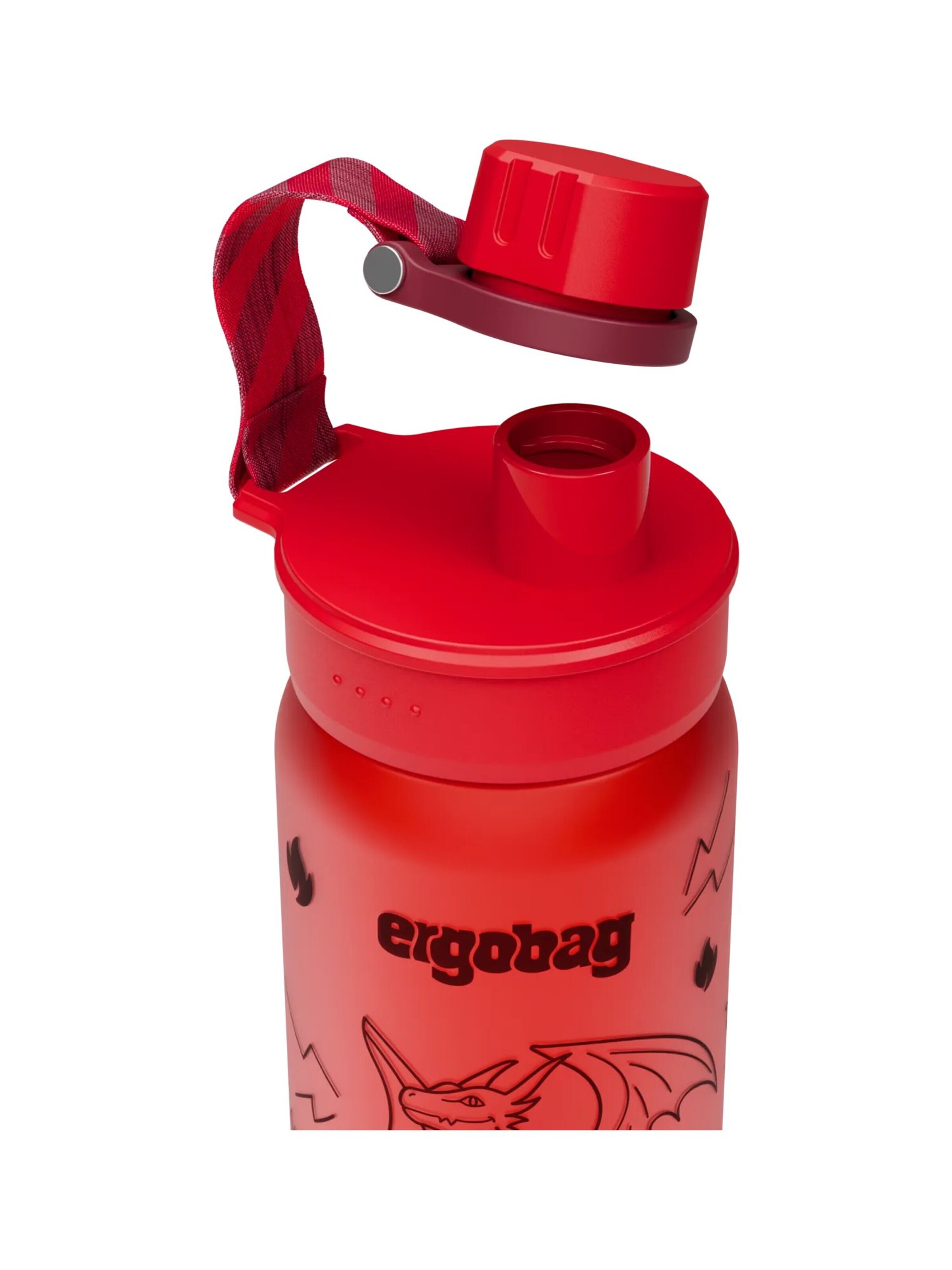 ergobag Trinkflasche 'Trinkflasche Trinkflasche'‌‌‌ in Rot