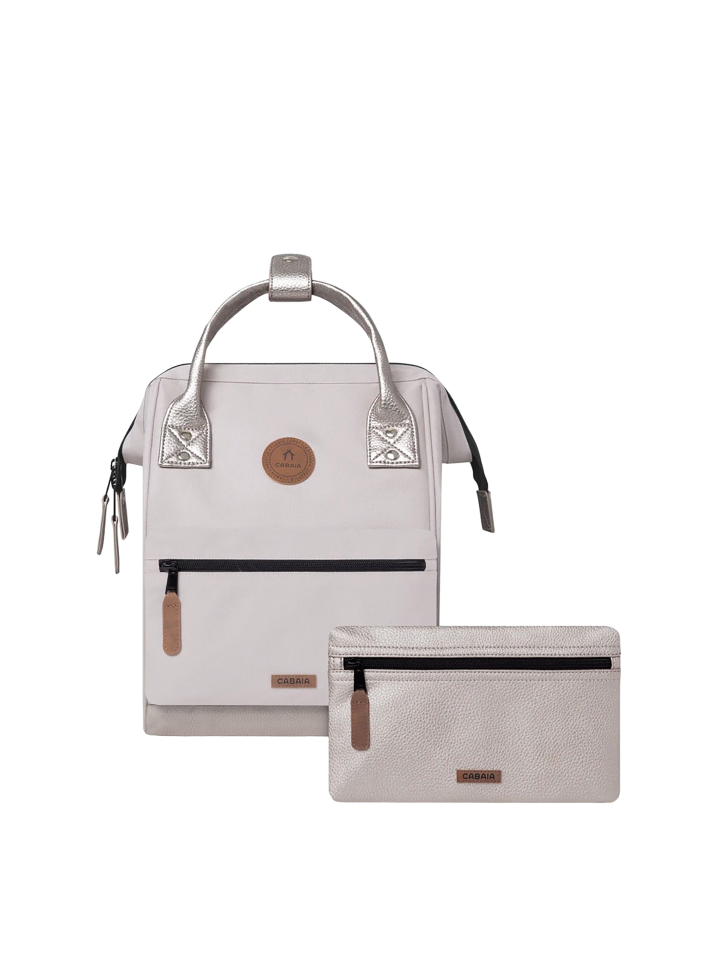 Cabaia Backpack 'Algier S' in Grey: front