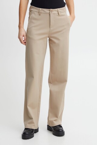 Fransa Loose fit Pants 'Tessa' in Beige: front