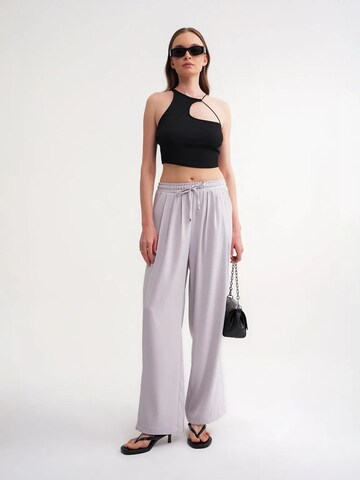 Wide Leg Pantalon MixRay en gris