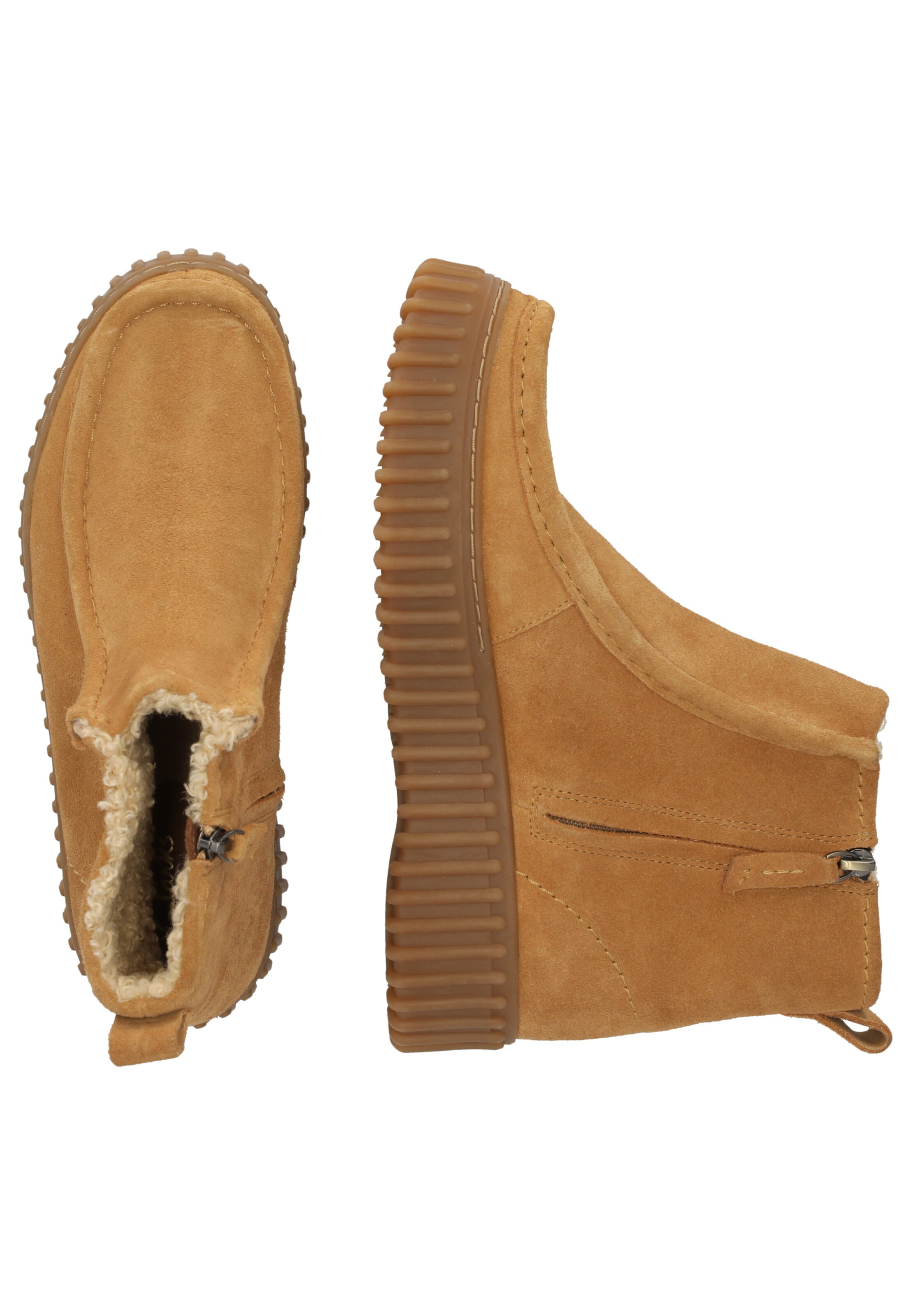 CLARKS Boots 'Torhill Cozy' in Brown