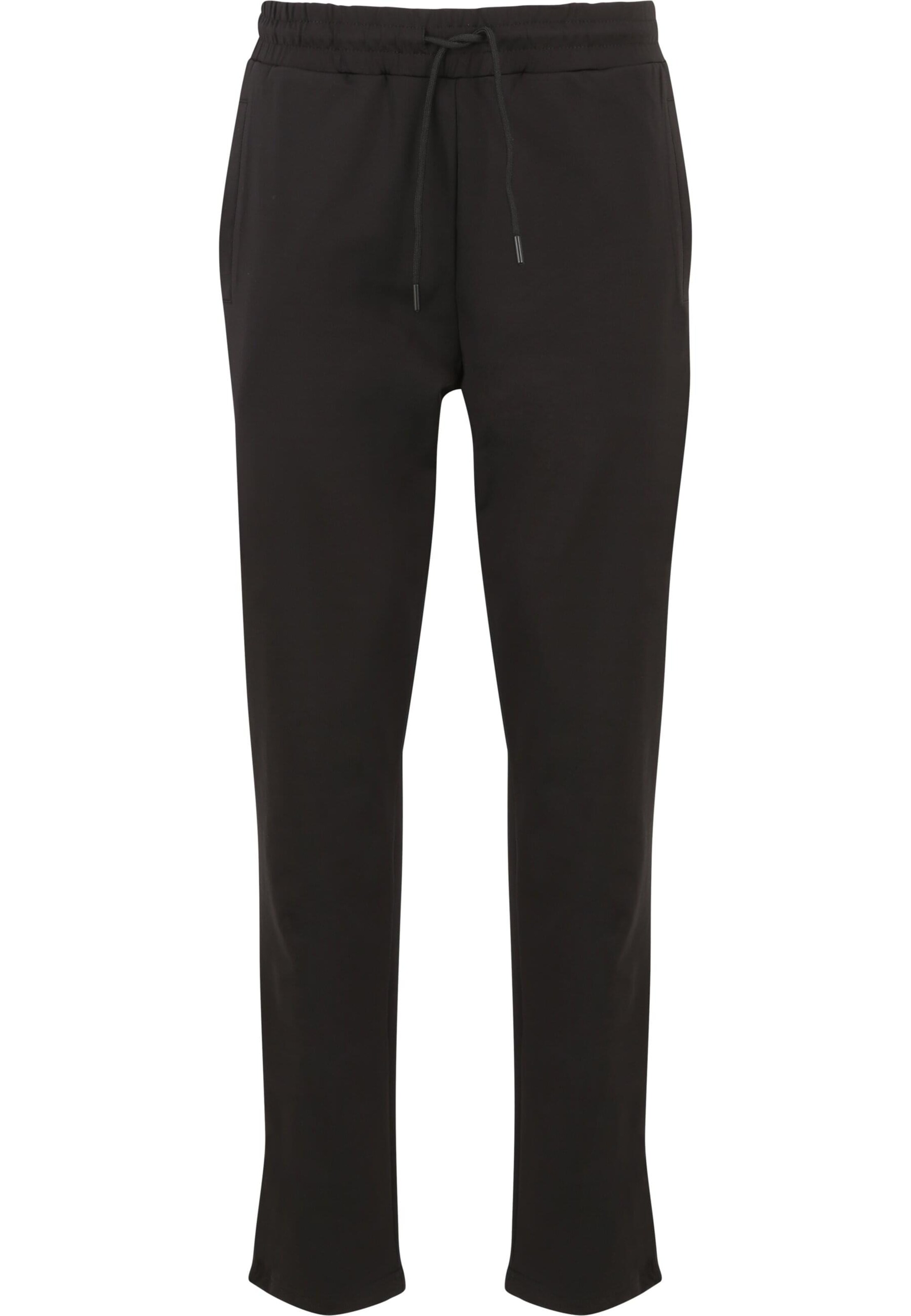 DEF Normální Kalhoty 'Chris' – černá: přední strana