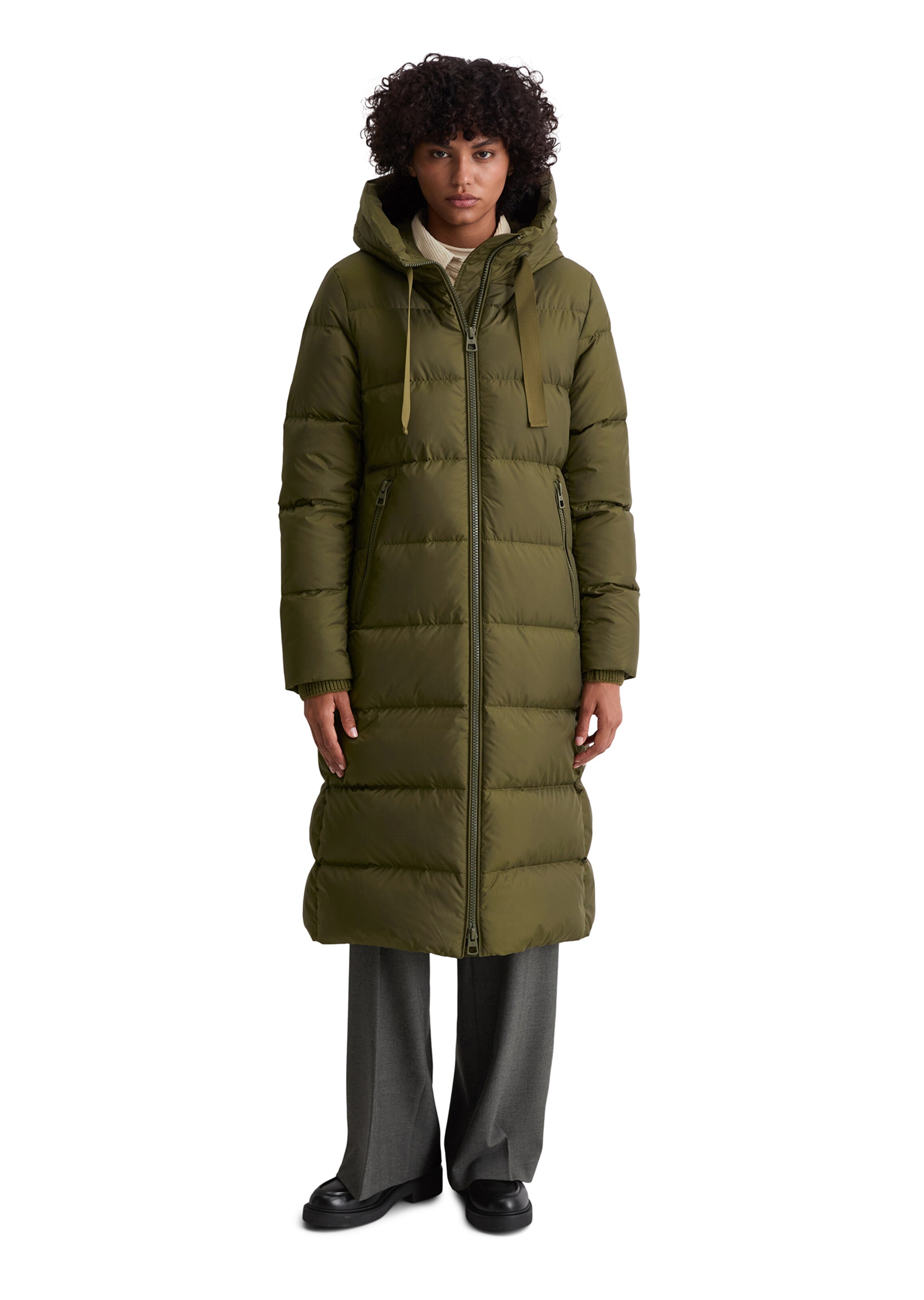 Marc O'Polo Between-Seasons Coat in Green