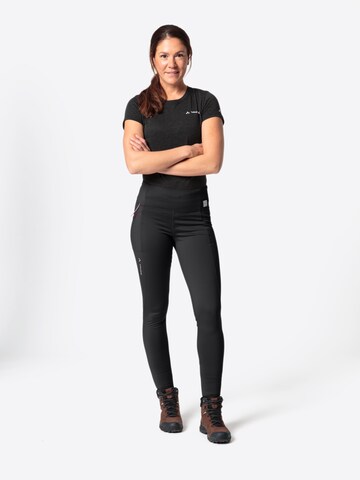 VAUDE Skinny Outdoorbroek 'Neyland' in Zwart