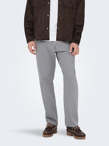 Only & Sons - regular Vaquero 'ONSEDGE' en gris: frente