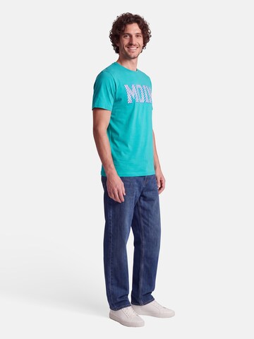 salzhaut T-Shirt 'Diek - Moin' in Blau: Seite