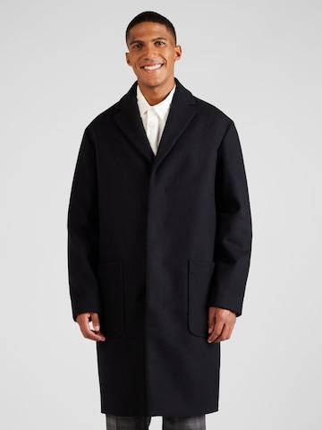 Manteau mi-saison Calvin Klein en noir : devant