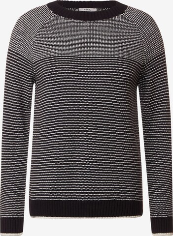 CECIL Sweater in Black: front