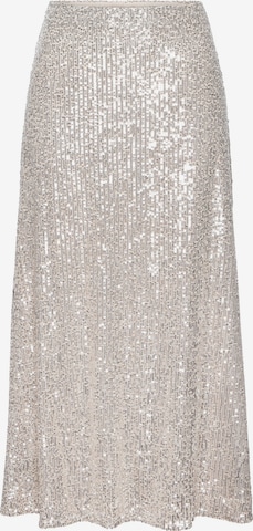 LASCANA Rok in Beige: voorkant