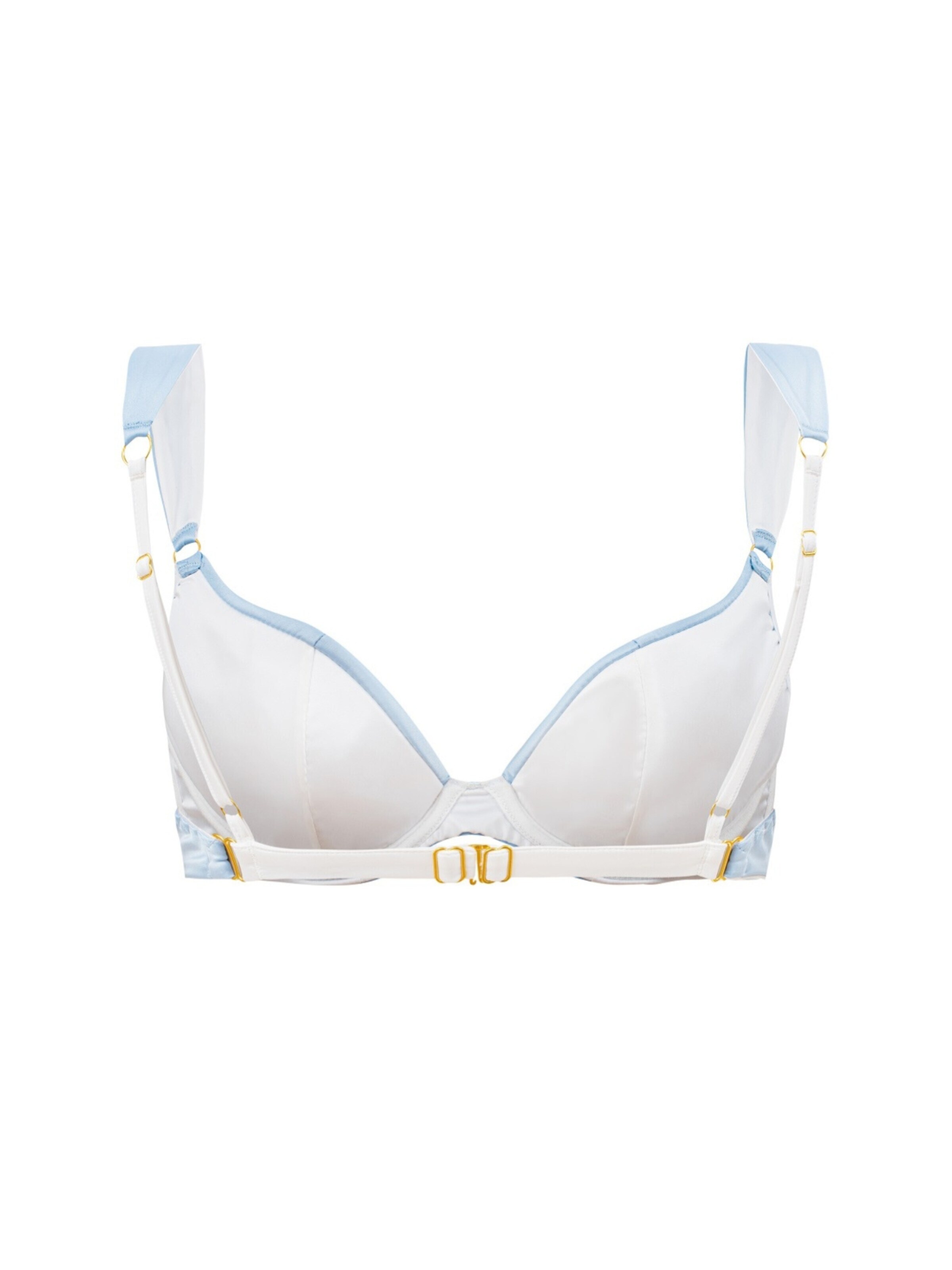 EKCENTRIK T-shirt Bikinitop 'Baby Blue' in Blauw