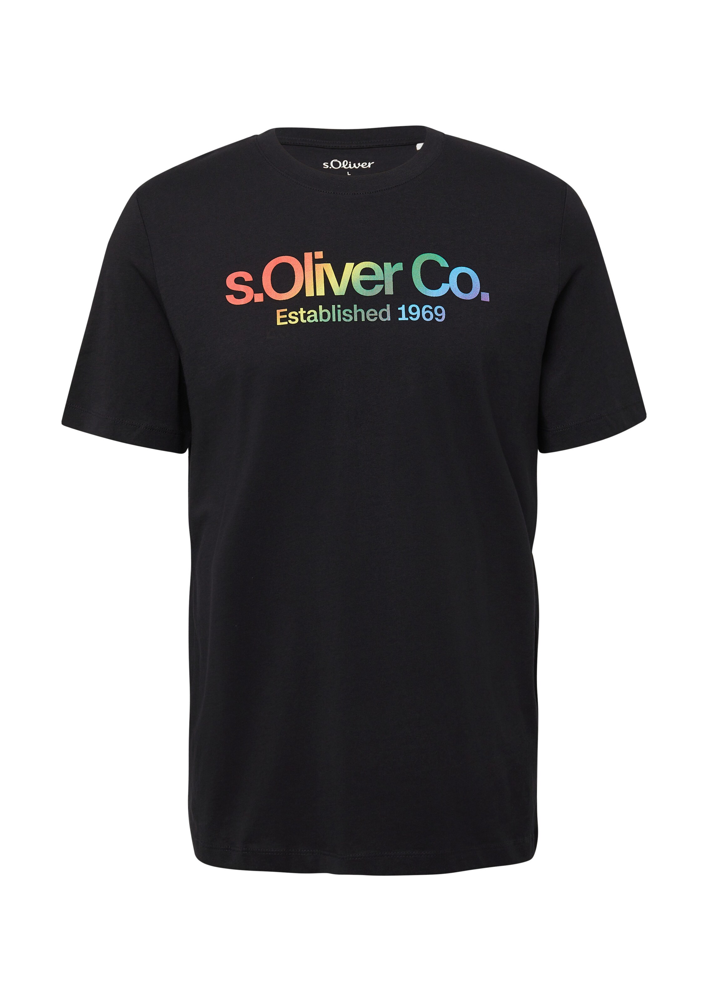 T-Shirt s.Oliver en noir : devant