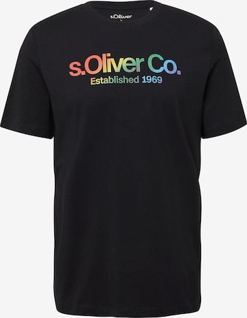 T-Shirt s.Oliver en noir : devant