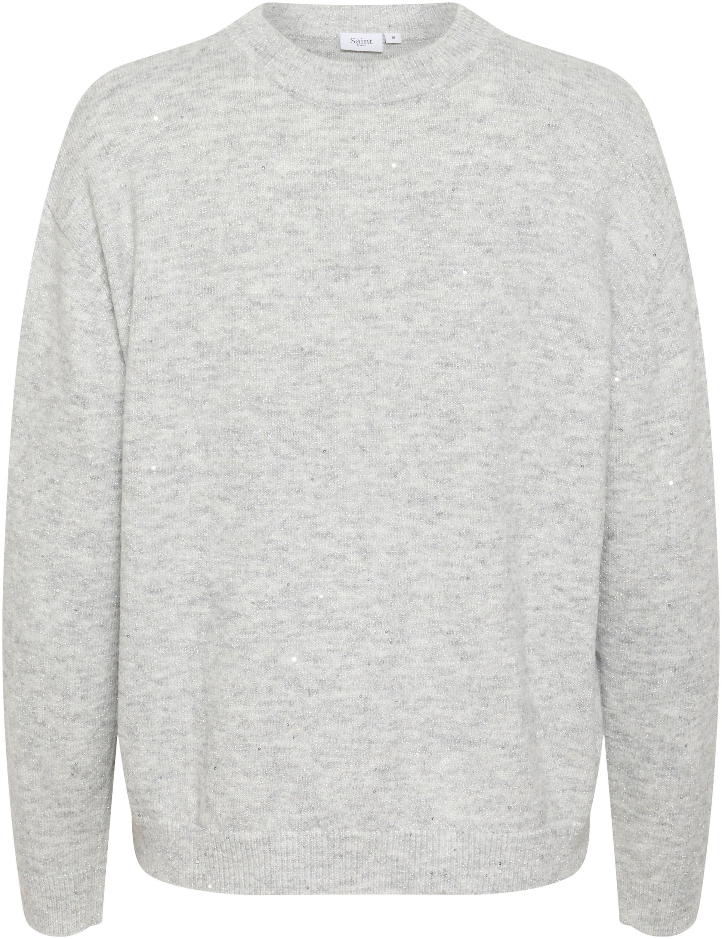 SAINT TROPEZ Sweater in Grey: front
