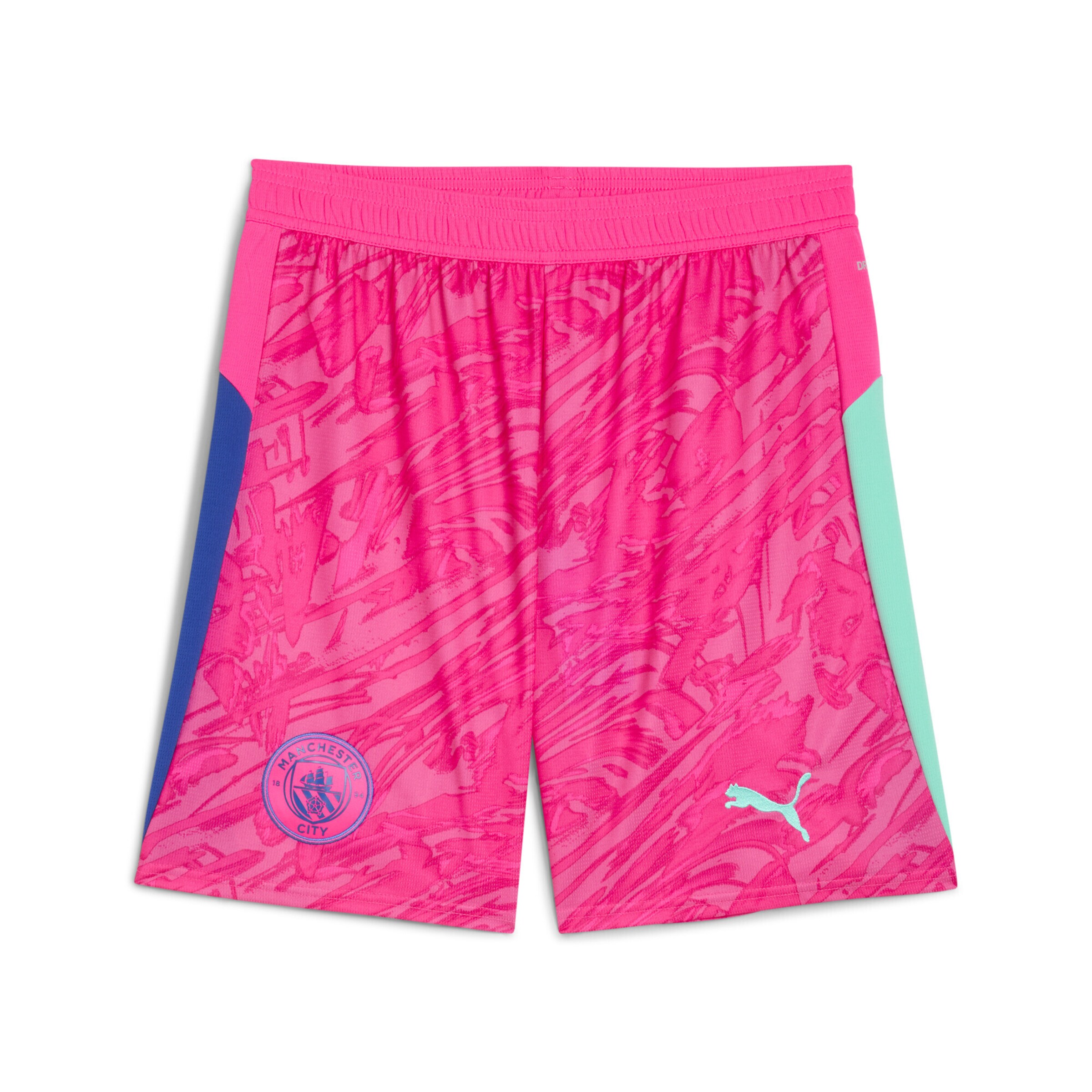 Loosefit Pantalon de sport 'Manchester City 25/26' PUMA en rose : devant