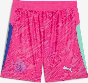 Loosefit Pantalon de sport 'Manchester City 25/26' PUMA en rose : devant