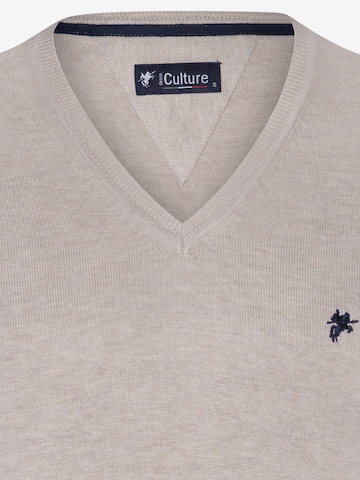 DENIM CULTURE - Jersey 'Ottorino' en beige