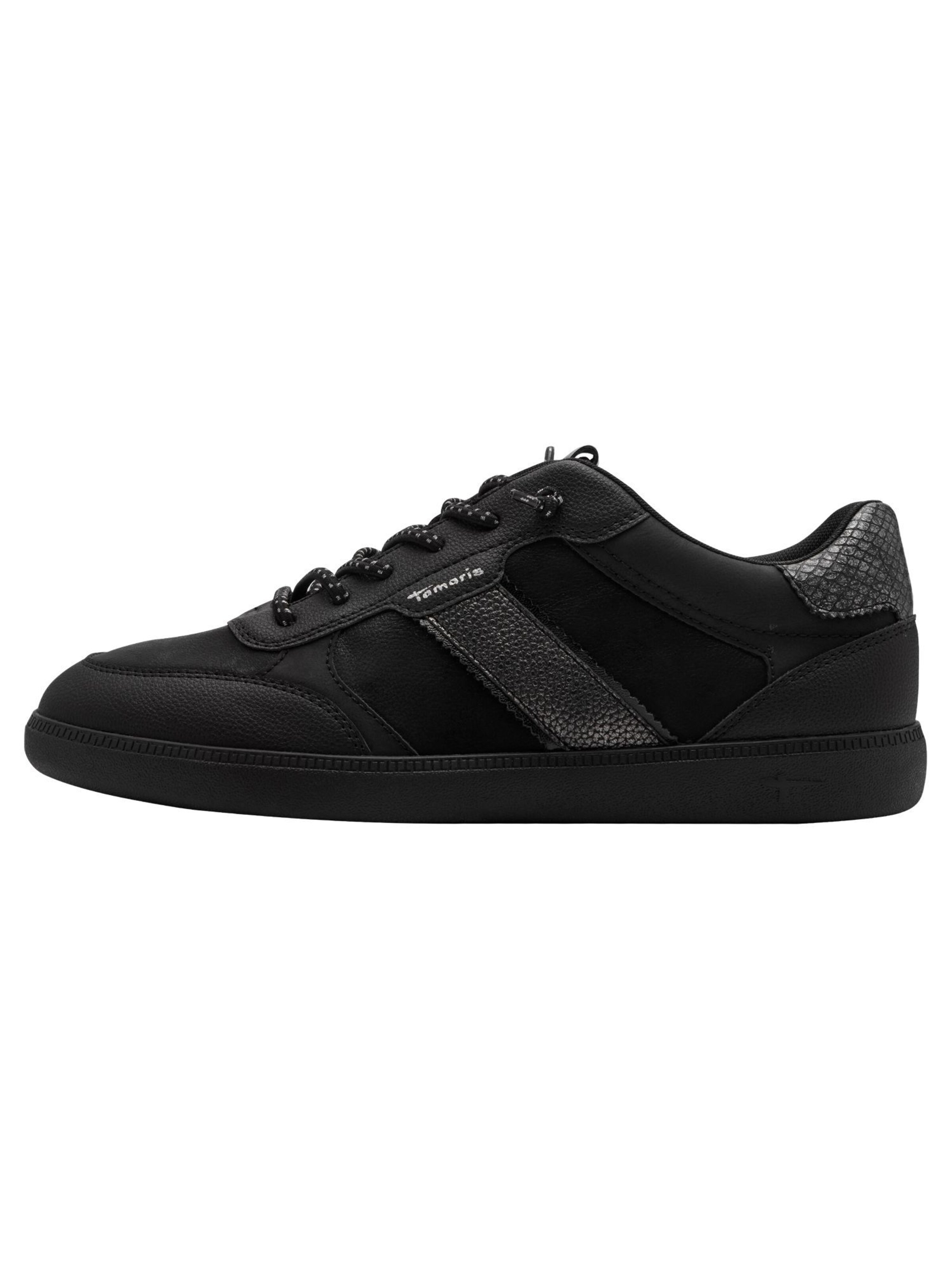 Tamaris Sneakers laag in Zwart