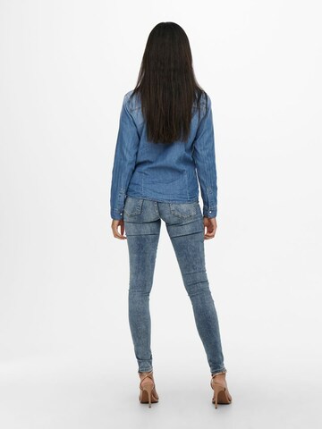 ONLY Bluza 'ROCK IT' | modra barva