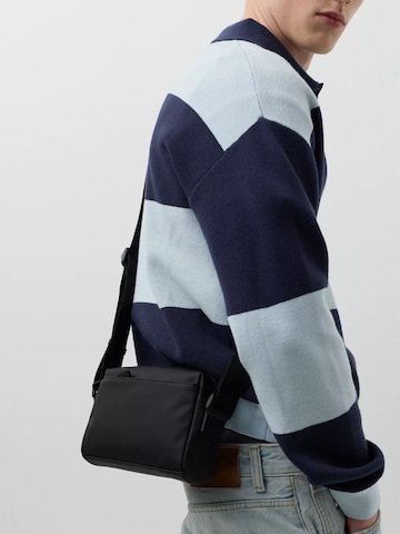 Pull&Bear Torba na ramię w kolorze czarny