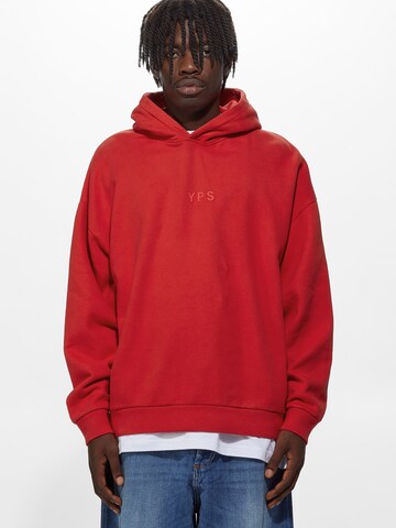 Young Poets - Sudadera 'DANIS' en rojo: frente