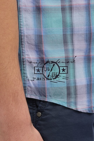 CAMP DAVID Regular fit Button Up Shirt in Blue