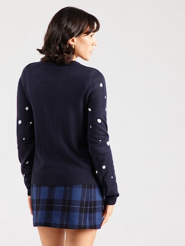 VERO MODA Pullover 'VMFROSTYDEER' in Blau