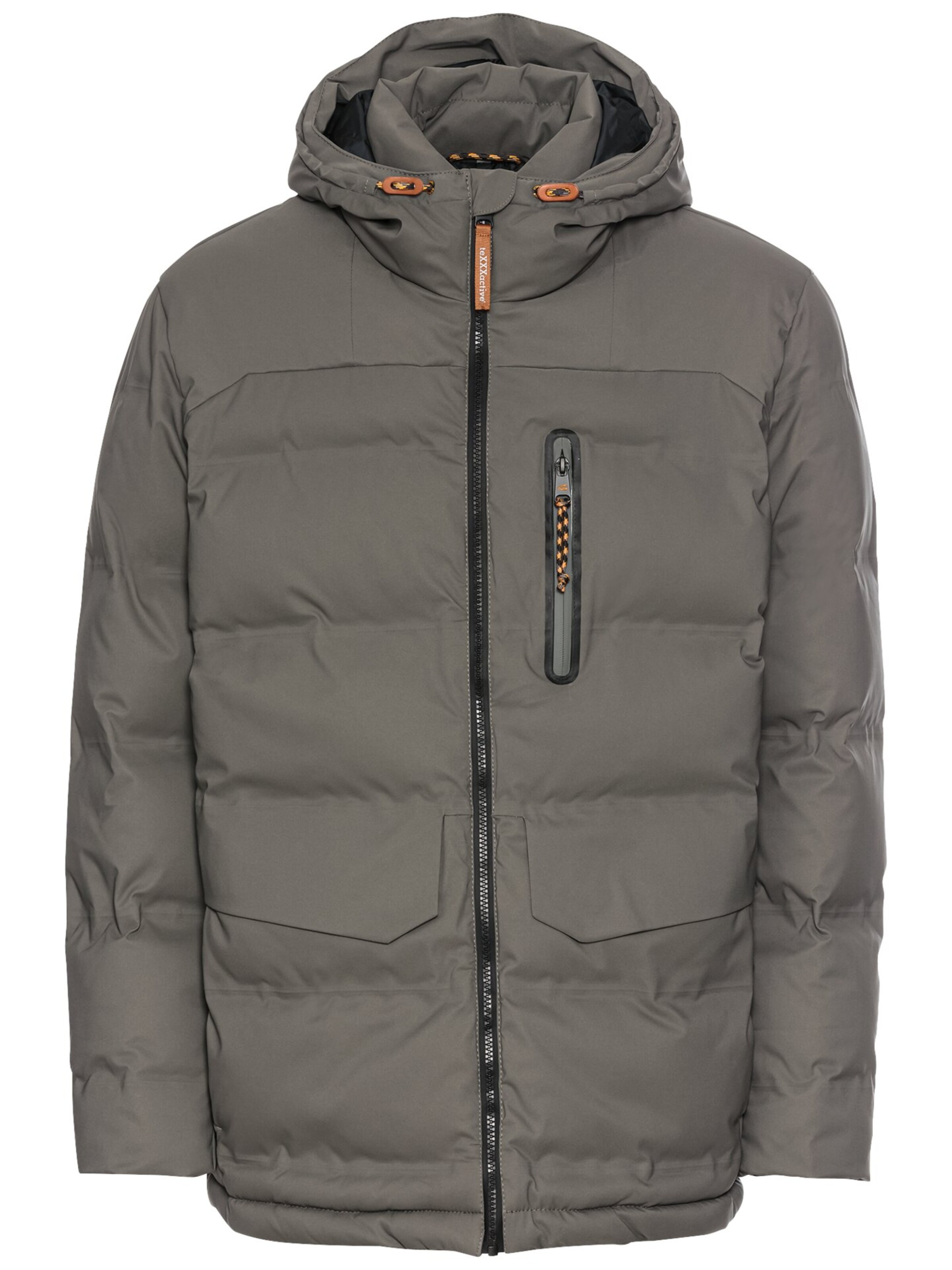 CAMEL ACTIVE teXXXactive® Funktionsjacke aus recyceltem Polyester in Grau: Vorderseite