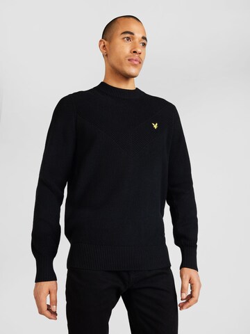 Pull-over Lyle & Scott en noir : devant