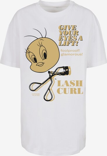 F4NT4STIC T-Shirt 'Tweety Lash Curls' in schwarz / weiß, Produktansicht